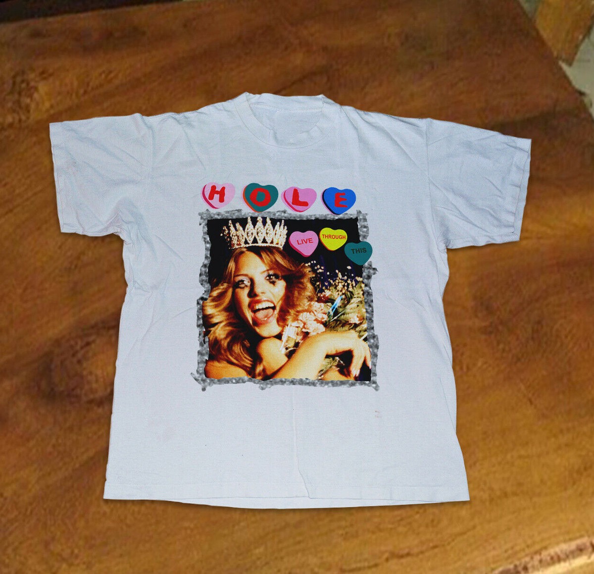 Courtney Love Shirt 1994 Hole 1990s Black Men S-234XL T-shirt