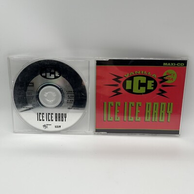 Maxi CD Vanilla Ice - Ice Ice Baby - 1990 - 3 Versions | Zustand Sehr Gut 