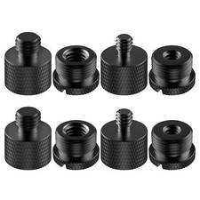 8PCS Mic Stand Adapter Set 5/8 Female 3/8 Mal...