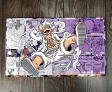 O-P OPCG TCG CCG Play Pad Monkey D. Luffy Playmat Trading Card Game Mat Free Bag