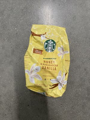 Starbucks Flavored Ground Coffee Honey Madagascar Vanilla 11oz