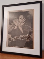 PAUL MC CARTNEY Original framed promo ad poster. 1978.A3.Frame size 53cm x 43cm 