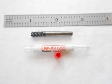 NEW MICRO 100 USA 3/16" DIA. X 3/8" LOC X 1-1/2" L 5FL CC CARBIDE SQUARE ENDMILL