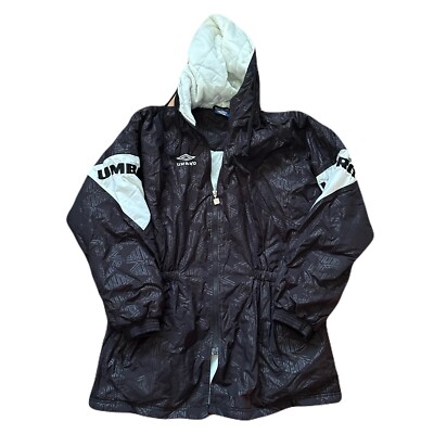 Vintage 90s Women's Umbro cinch waist nylon puffer jacket | eBay Vintage 90s Women's Umbro cinch waist nylon puffer jacket | eBay