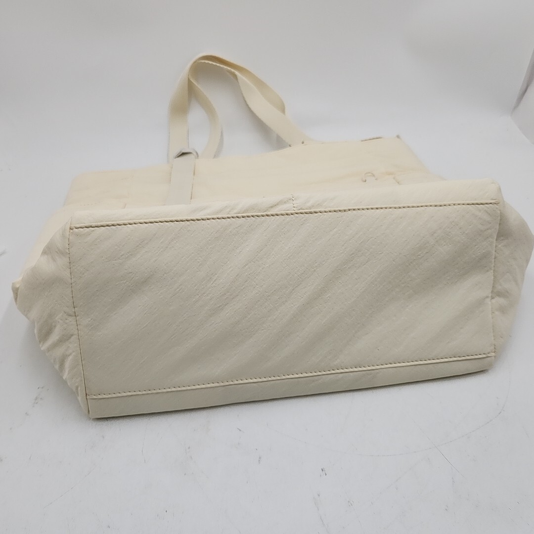 NEW Charles & Keith Soleil Nylon Tote Bag. Cream. 14.5