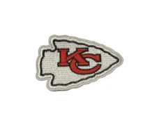 Kansas City Chiefs Football NFL Arrowhead Kelce Mahomes Patch, Iron On/Sew On