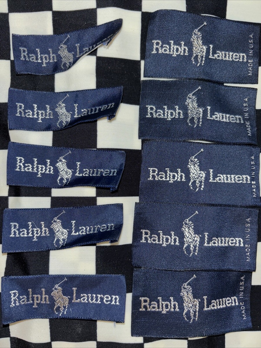 10 New Polo Ralph Lauren Replacement Blue Tags 5?Large And 5