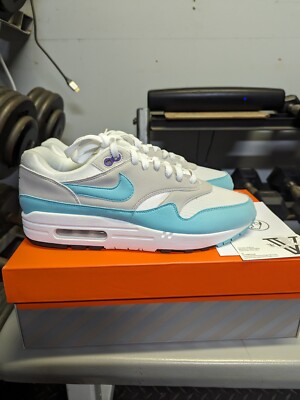 Nike 2017 Air Max 1 OG ''Aqua'' 908375 105 Anni Restock Size 9.5 Travis Elephant