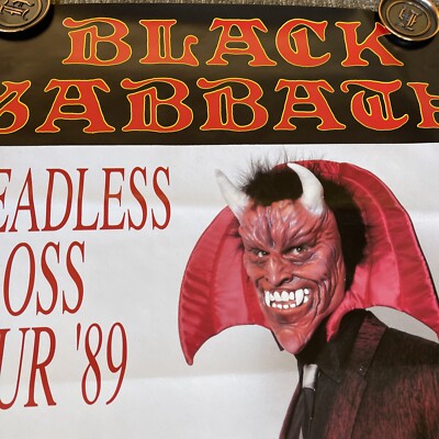 48 Black Sabbath UK Headless Cross Tour Poster Ozzy Osbourne 1989