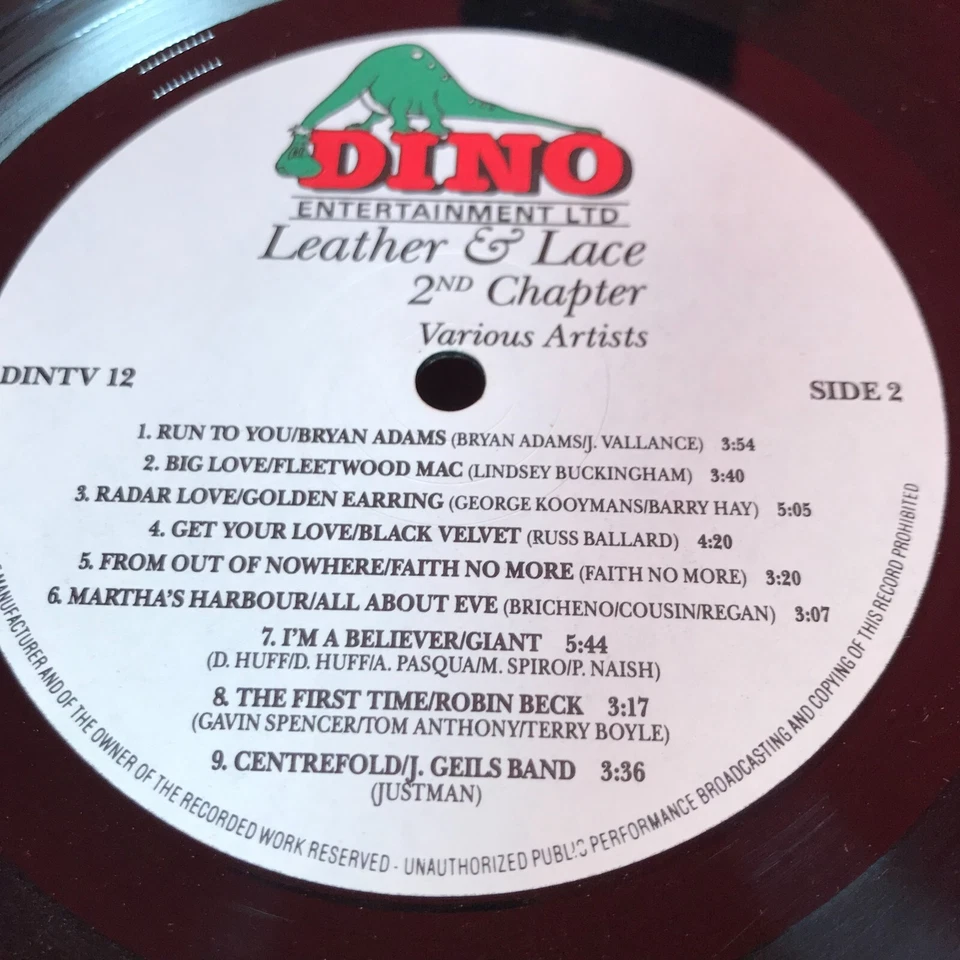 VARIOUS Leather & Lace The 2nd Chapter 1990 UK vinyl LP Vixen Gun Queen Texas - Image 3 of 4