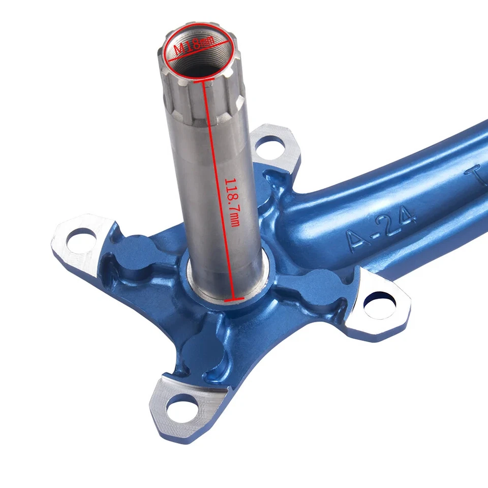 Juego de bielas de platos con pedalier 170MM para bicicleta de montaña 104BCD 34 36T Foto 4 de 4