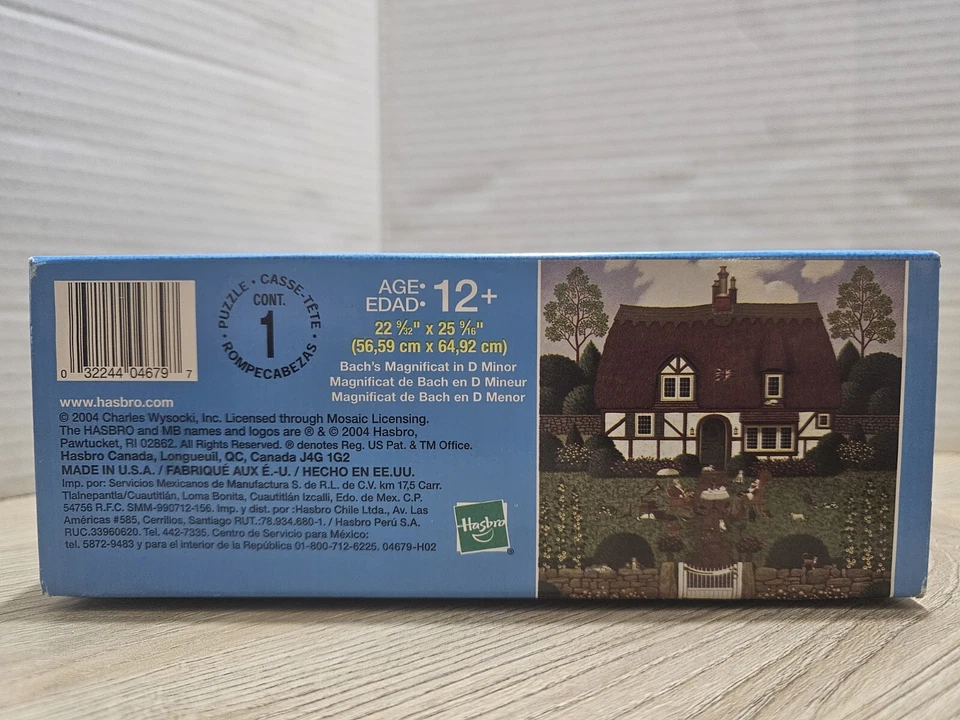 Charles Wysocki Bach's Magnificat in D Minor puzzle 1000 NEW sealed MB Hasbro - Image 2 of 4