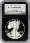 1989-S Proof $1 American Silver Eagle NGC Retro PF69UCAM 25th Anniversary Label