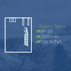 Wasabi Power Battery for Canon BP-511, BP-511A, BP-512, BP-514
