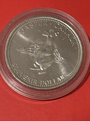 Jasper Canada Souvenir Dollar Canda 100th Anniversary 1985 Coin