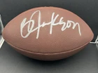 Bo Jackson Signed Wilson NFL Football Raiders Five Star Auth 498068
