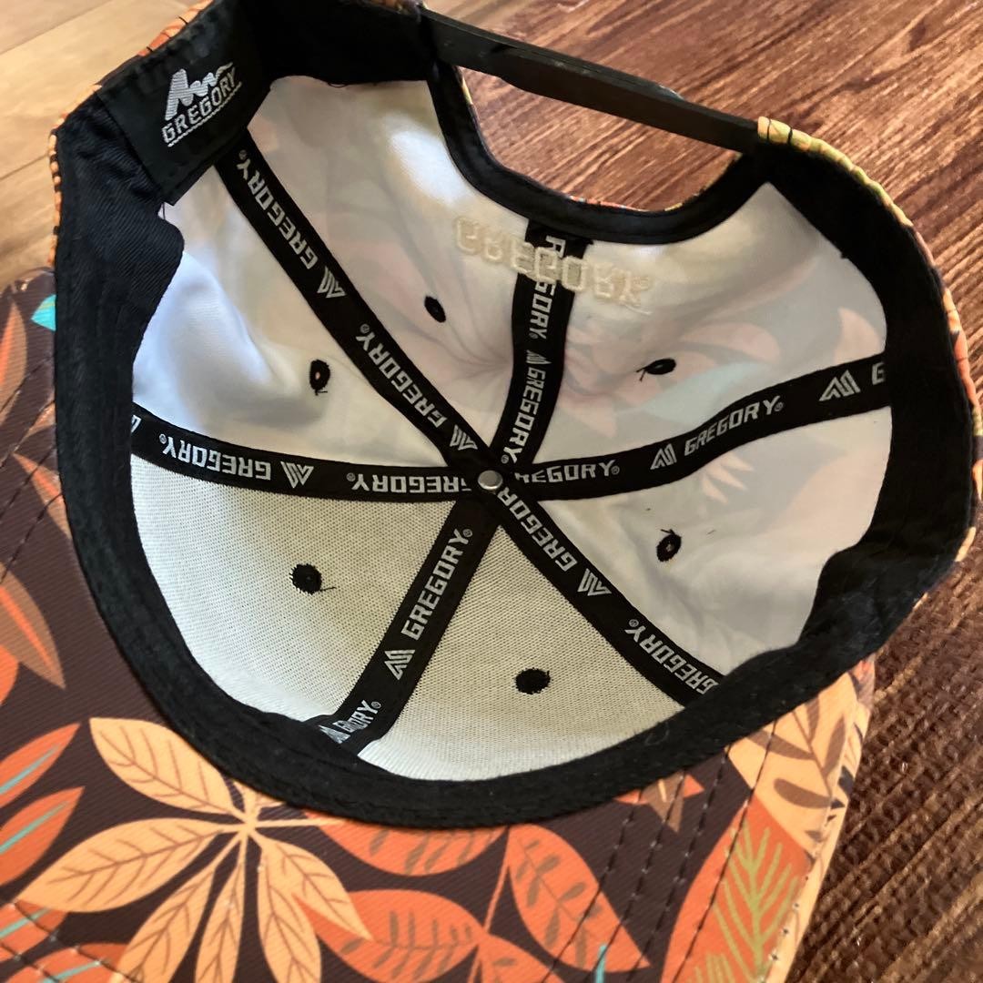 GREGORY Leaf Pattern Baseball Cap Adjustable Snap… - image 2