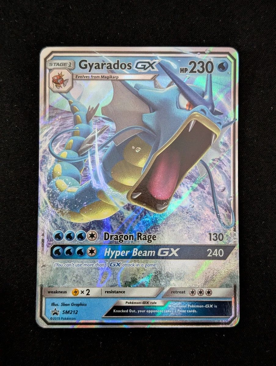 gyarados gx pokemon card value Amazon.com: Pokemon - Gyarados GX - SM212 - Black Star Promo