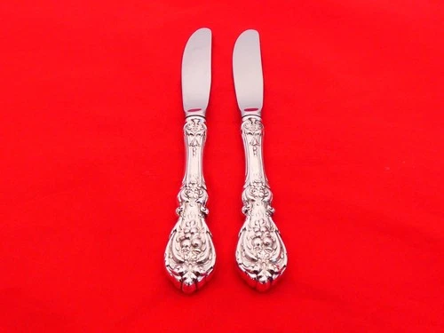 Pair of Reed & Barton Sterling Silver Francis I Butter Spreaders DN-6