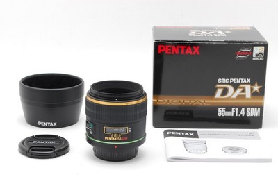 [Top MINT w/Hood] SMC PENTAX DA 55mm f1.4 SDM Prime Star Lens K Mount From JAPAN