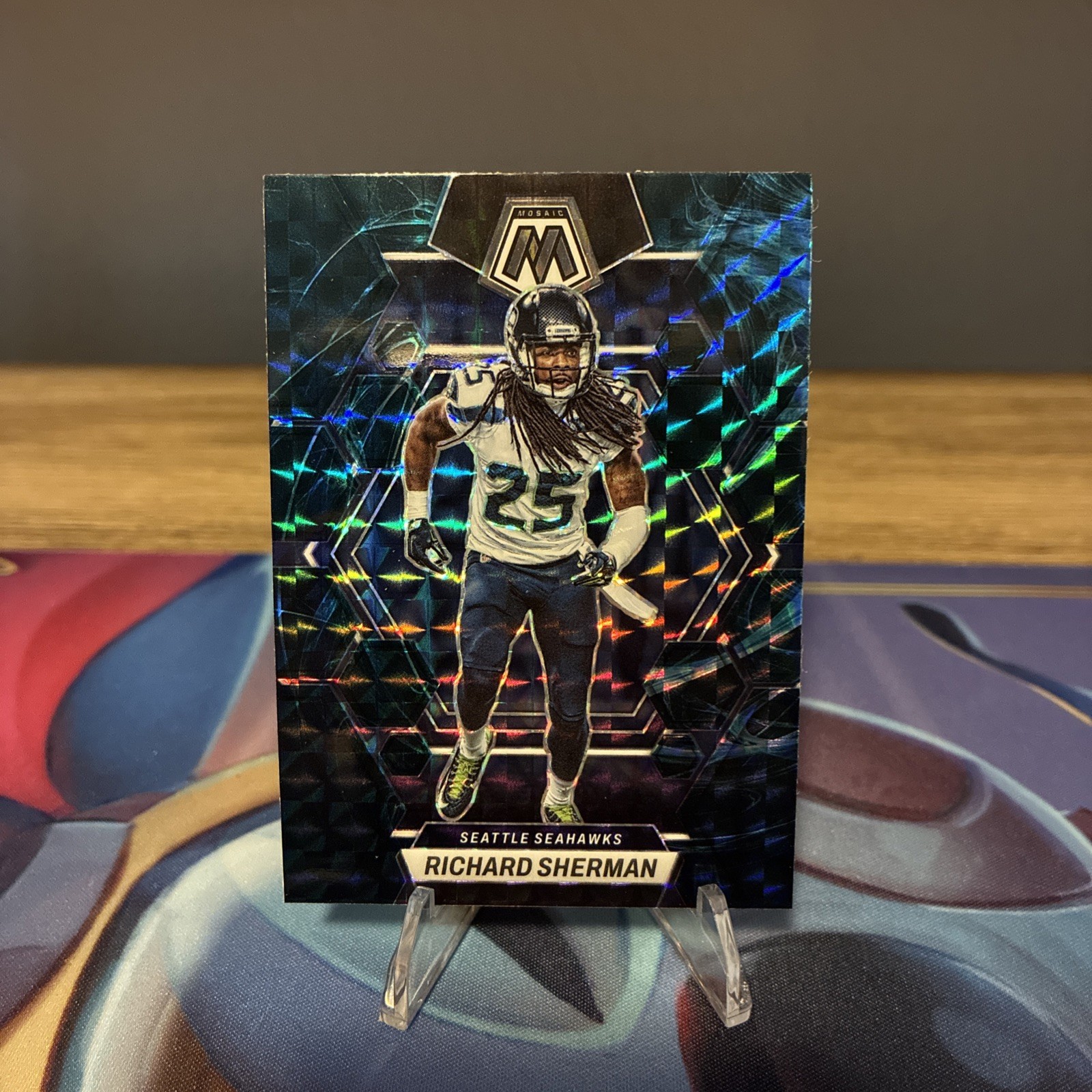 2023 Mosaic NFL - Richard Sherman #225 - Genesis Prizm SSP - Seattle Seahawks