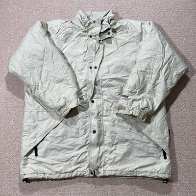 Vintage Helly Hansen Jacke Herren XXL 2xl Creme HellyTech Fleece gefüttert