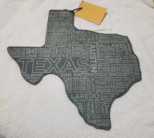 Texas Shaped Slate Cheese Board, See Description