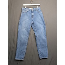 Levi's 550 Relaxed Fit Tapered Leg Jeans Medium Wash Blue Denim High Rise 10 M