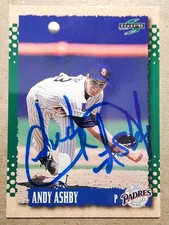 1995 Score AUTO - Andy Ashby #175