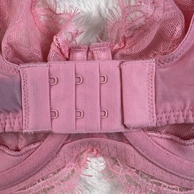 Lot of 5 Victoria's Secret Very Sexy Lace Push Up Bra Shine Logo Strap Pink 34D