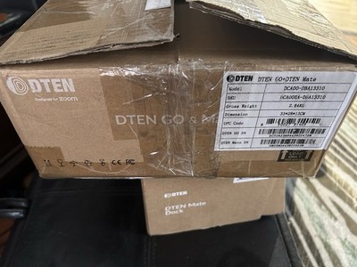 DTEN Go with DTEN Mate PoE DCA00EA-DBA13310DWP VIDEO CONF NEW open box