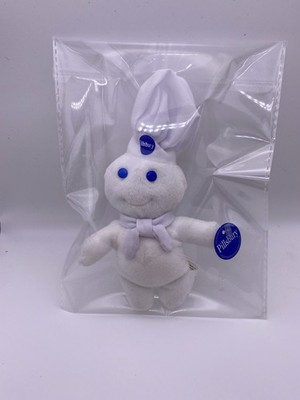 1999 The Pillsbury Doughboy Mini Bean Bag Doll: 6'' White Plush NEW NWT