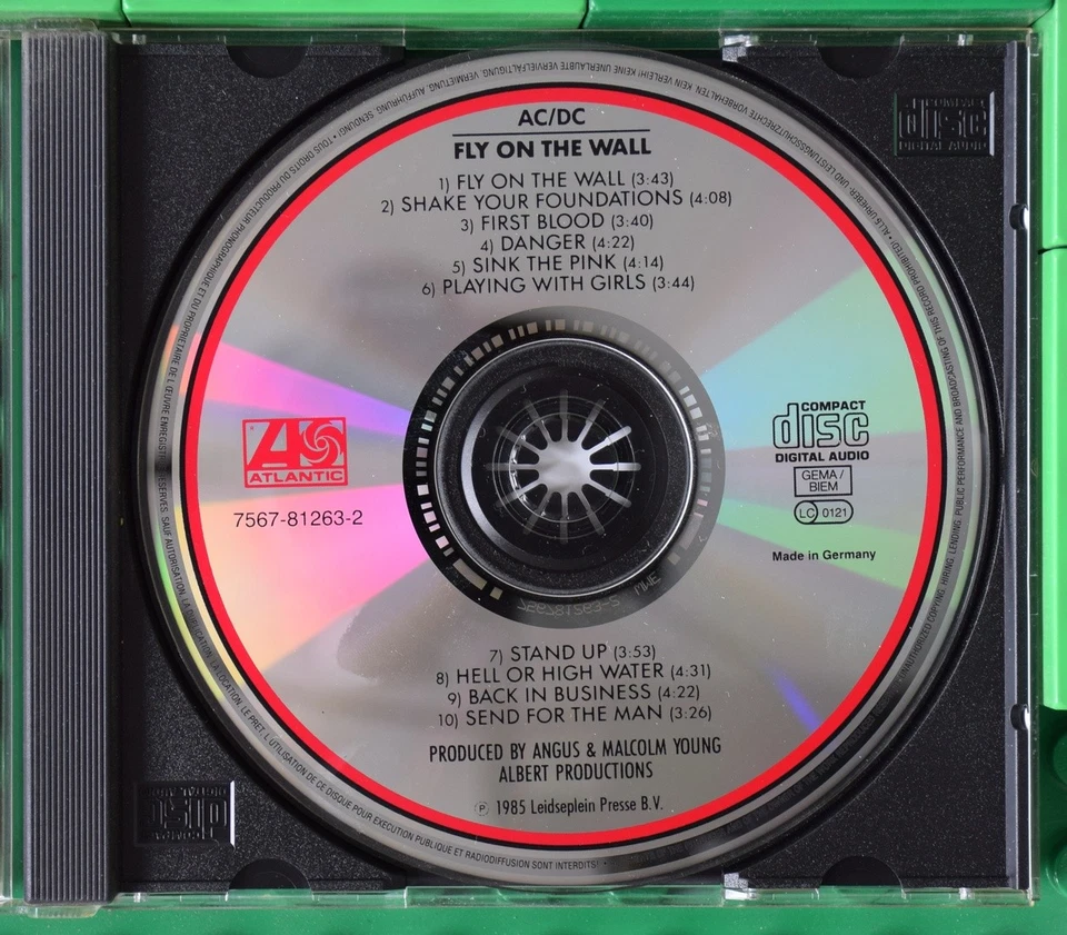 AC/DC - Fly On The Wall - Atlantic - CD - 1985 - Bild 3 von 4