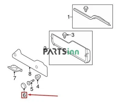 LR DISCOVERY 4 L319 Heckklappe untere Verkleidungskappe EZU000010PVA NEW GENUINE - Bild 1 von 4
