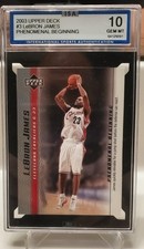 2003-04 Upper Deck Phenomenal Beginning LeBron James Rookie ISA 10 Gem Mint #3