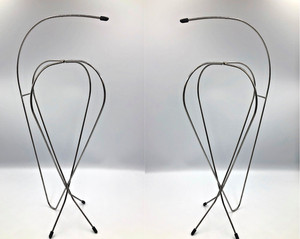 Wig Stand Holder Stainless Steel r Set of Two Sturdy Collapsible Two Ways Hanger