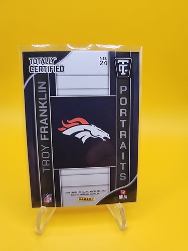 2024 Totally Certified Football - Broncos RC - Portraits - Troy Franklin #24 - Picture 5 of 6