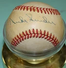 DUKE SNIDER DODGERS AUTOGRAPHED OFFICIAL MLB BASEBALL  w COA  L@@K