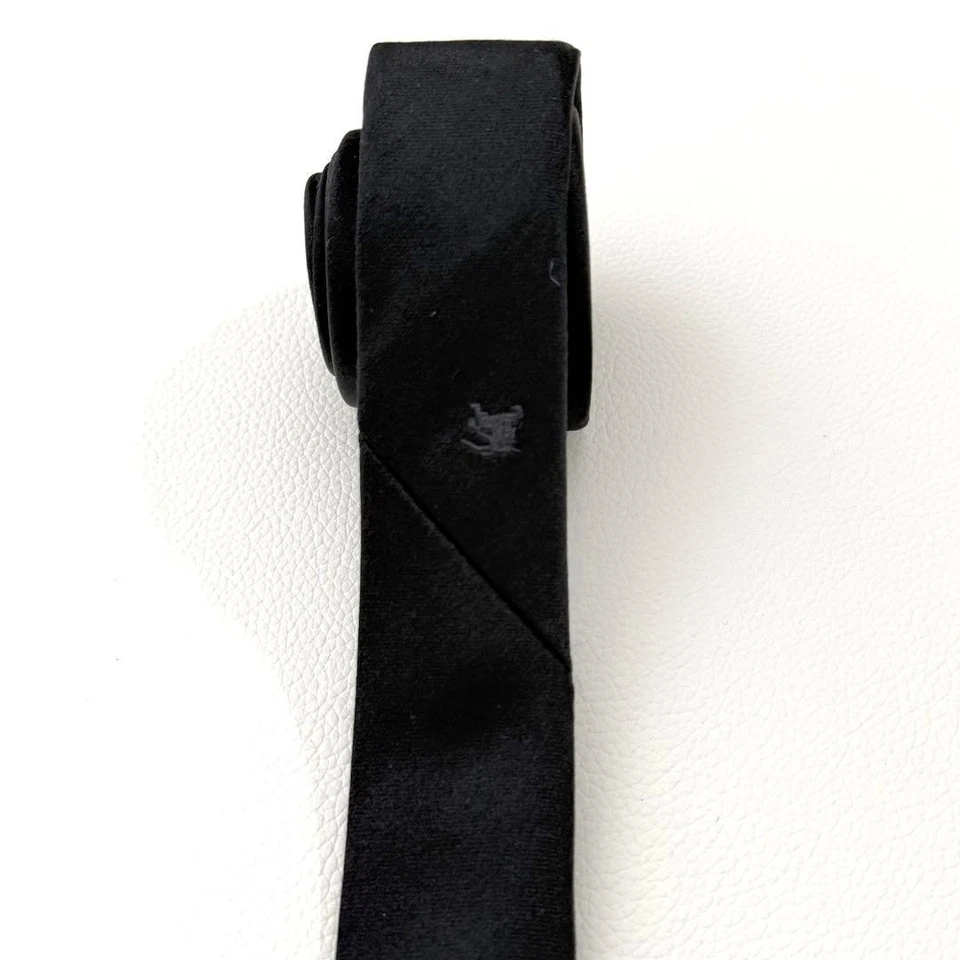 Burberry Black Silk Tie Horse Mark Ceremonial Wedding Formal Used - Image 3 of 4