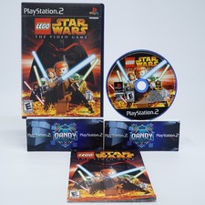 LEGO Star Wars PS2 Black Label - CIB W/ Manual - PlayStation 2