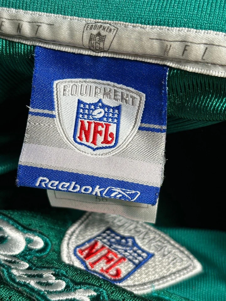 Camiseta deportiva de los Miami Dolphins para hombre 56 verde azulado Aqua NFL fútbol Reebok Daunte Culpepper Foto 3 de 4