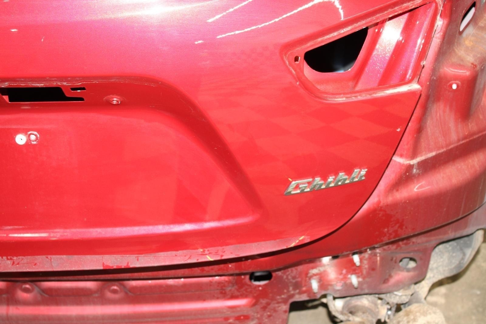 Maserati Ghibli 2014-2020 Rear Condenser compartment lid Red