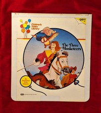 The Three Musketeers 1973 CED Childrens Video Library VideoDisc Animated Classic