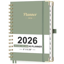 AHGXG 2026 Planner, Weekly and Monthly, 2026 Calendar, Jan 2026 - Dec 2026, H...