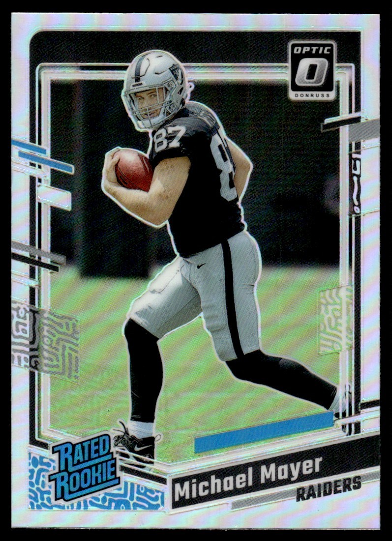 Michael Mayer Rated Rookie Holo Prizm #260 2023 Donruss Optic Las Vegas Raiders