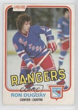 1981-82 O-Pee-Chee Ron Duguay #223 1s7
