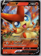 Victini V ultra rara SWSH05: stili di battaglia 021/163 quasi nuova