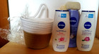 Nivea Pflegeset - Geschenkset Frauen - Pflegedusche - 900ml - 1 Topf - 1Schwamm