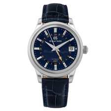 Grand Seiko Elegance Automatic Mechanical GMT Moondrop 39.5 mm SBGM257 watch