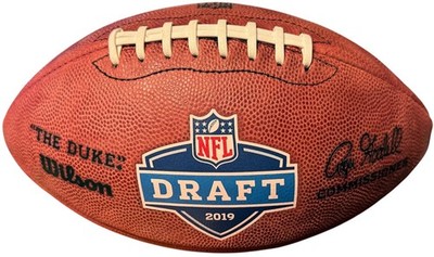 2019 NFL Draft Logo Wilson Leather Official ''The Duke'' Game Football- NEW
